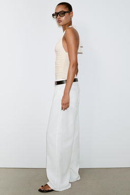 BODY POLIAMIDA DRAPEADO / Crudo - Zara фото 5