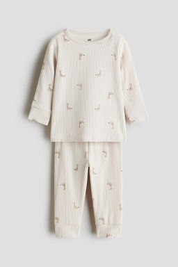 Conjunto en canal? de algod?n - H&m фото 5
