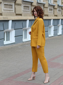 Костюм МИРАНДА горчичный - Almond фото 8