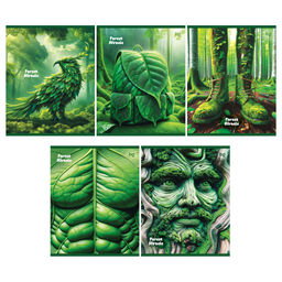 Тетрадь 96л. BG "Forest miracle", линия (Т5ск96 60344) глянцевая ламинация