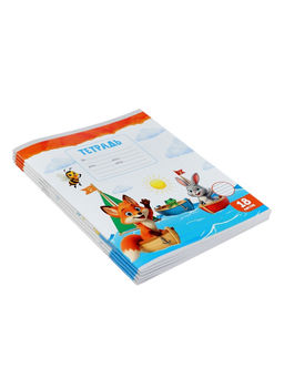 Цена за 240 шт. Тетрадь 18 листов в линейку Calligrata KIDS, блок №2, 5 В МИКС