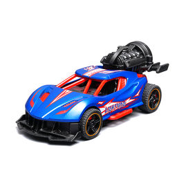 Гоночная машинка свет, звук с имитацией дыма, 1:32, Fast Racers, фиолетовая