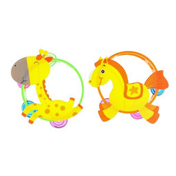 Погремушка - бубен Крошка Я «Жирафик / Лошадка», от 3 мес., виды МИКС