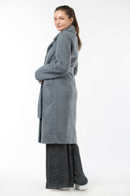 01-09985 Пальто женское демисезонное (пояс) - El podio фото 5