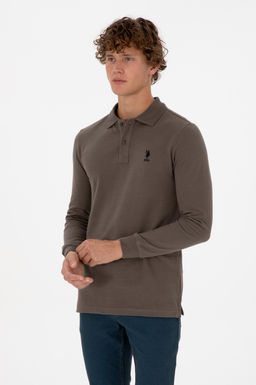 Erkek Vizon Basic Sweatshirt Sepette S_rpriz _ndirim - U.s. polo assn фото 3
