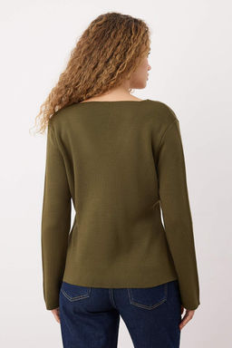 Siyah Trend Dugme Detayl? Triko H?rka TWOAW26HI00121 - Trendyolmilla фото 11