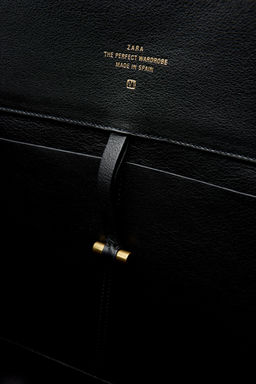 LIMITED EDITION LEATHER TOTE BAG - Zara фото 9