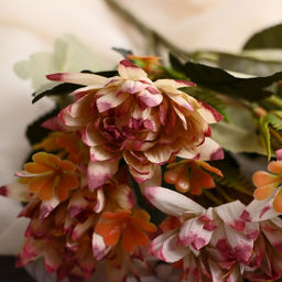 Букет искусственный «Клематис премиум», 30 см, МИКС