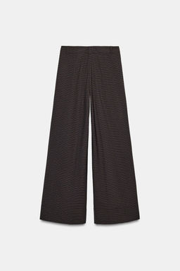 ZW COLLECTION CHECKED DARTED TROUSERS - Zara фото 5