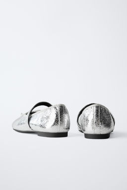 METALLIC BALLERINA - Zara фото 5