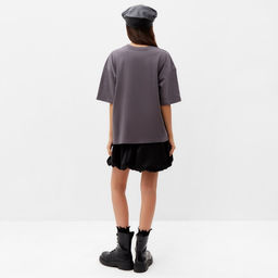 Футболка женская MIST Babe р. L-XL, серый