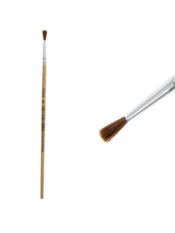 Цена за 10 шт. Кисть для рисования, пони, № 5, круглая, деревянная ручка, международный размер