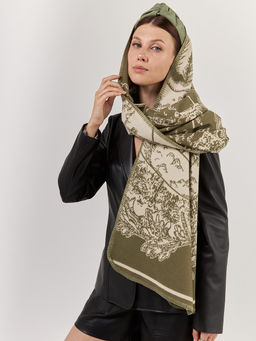 В СОСТАВЕ ШЕРСТЬ и КАШЕМИР Большой, мягкий, теплый однотонный двусторонний палантин.