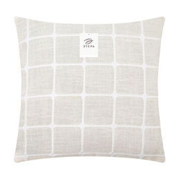 Наволочка декоративная Этель Квадраты цвет молочный,45х45 см полиэстер  фото 5