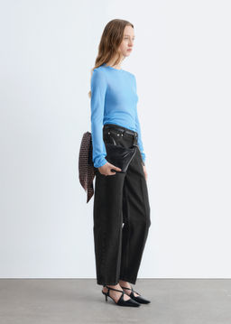 Top transparente de punto fino - H&m фото 6