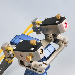 Рогатка металлическая, 3 жгута, лазерным целеуказателем+ заряд.устр-о - Simaland фото 3