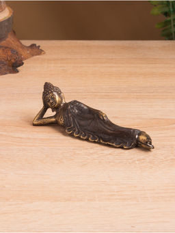 Сувенир «Спящий Будда», 13×3×4 см, бронза