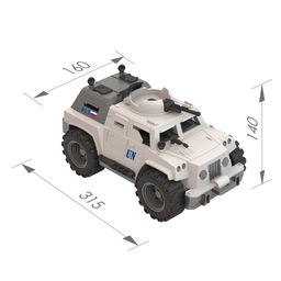 Джип "Миротворец" военный, 31,5*14*16см (241, "Нордпласт")