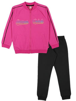 CRB wear / CAJ 9801 Костюм для девочки, фуксия-черный/Ex.Cherubino  фото 2
