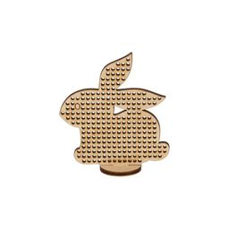 Заготовка для декорирования Mr. Carving ВД-863 Фигуры для вышивания на подставке фанера 0.3 см Курочка (6.5х6.2см) фото 2