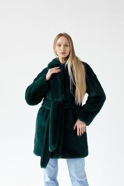 Шубка утеплённая 25005 (белый) - Kankan фото 6