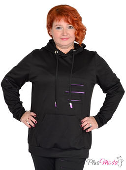 Толстовка Модель №1359 размеры 44-84 - Plusmoda фото 4