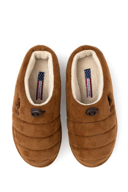 Женские светло-коричневые тапочки Неожиданная скидка в корзине