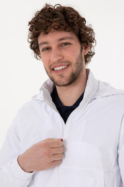 Erkek Beyaz Mont Sepette S_rpriz _ndirim - U.s. polo assn фото 2