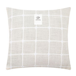 Наволочка декоративная Этель Квадраты цвет молочный,45х45 см полиэстер  фото 11
