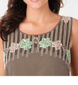 Платье, серо-бежевое - Ashley brooke фото 5