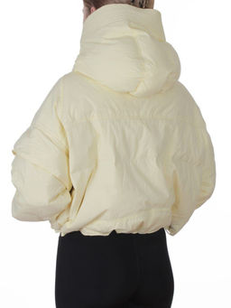 9518 YELLOW Куртка пуховая зимняя женская (пух)