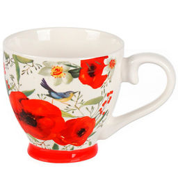 Кружка керамика, 450 мл, Гортензия, Daniks, 225946-1 (453442)