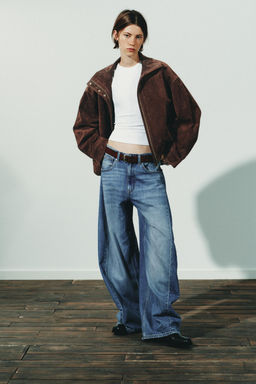 SUEDE LEATHER JACKET - Zara фото 6