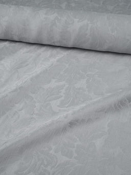 Лен с вискозой жаккард Севилья цв.серый металлик, ш.1.6м, лен-48%, вискоза-52%, 160гр/м.кв - Купава фото 7