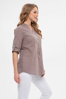 Рубашка М-479капучино