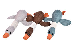 Игрушка-пищалка для собак Утка в ассортименте 267400