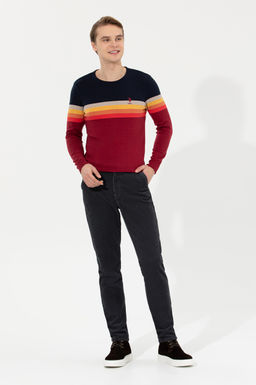 U. S. Polo Assn Мужские брюки из плотной ткани антрацитового цвета