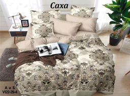 Комплект постельного белья Вираж, САТИН ЭЛИТ евро - День и ночь фото 6