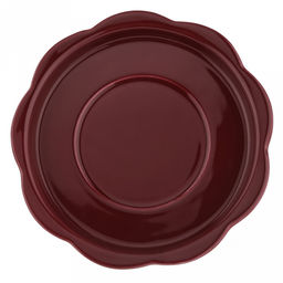 "Вдохновленные цветами" Чашка фарфоровая 250мл, д9,9см h5,5см, с блюдцем д16см h2см, общая h6,5см, глянцевая глазурь, с деколью "Красная роза", волнистый край, отводка, в коробке (Китай)