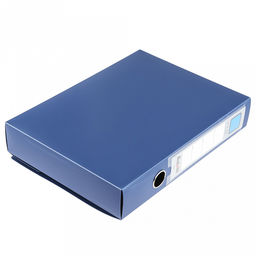 Папка-органайзер (короб) "Архивная" А4 23,4х31х5,5см, пластик, на липучке, цвет синий (Китай)