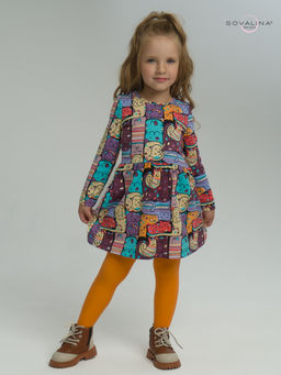 Платье Эля коты в горошек - Sovalina фото 39