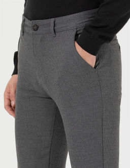 Gri Slim Fit Kanvas Pantolon - Pierre cardin фото 6