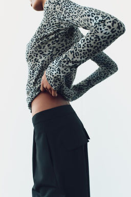 ANIMAL PRINT KNIT TOP - Zara фото 2
