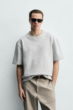 SUDADERA CREWNECK BOXY FIT / Gris vigor? - Zara фото 2
