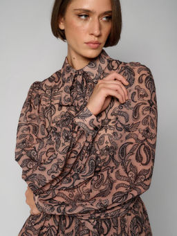 Платье женское 12411-35145 multicolor-beige - Eleganzza фото 5