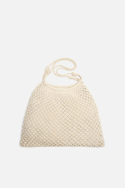 MACRAME SHOPPER BAG - Zara фото 3