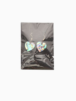 Серьги «Сердце моря», 5.5×2 см, ракушка