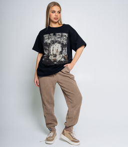 Футболка #КТ12664, чёрный - Dommod фото 4