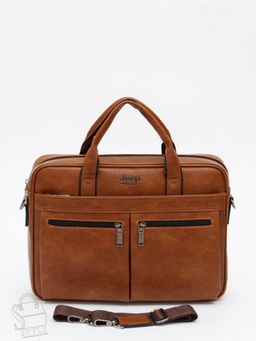 Портфель мужской 1795-01 brown Jeep - S-style фото 3