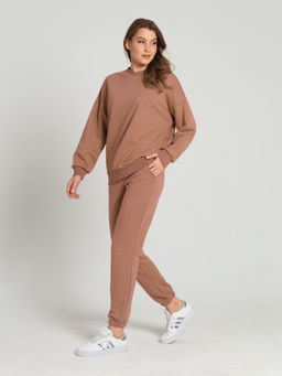 Костюм женский футер 3-х нитка петля пенье СЕВАРА КОФЕ